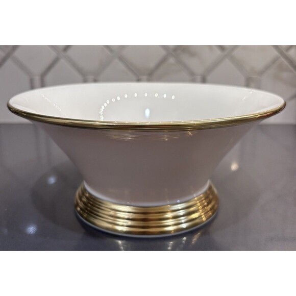 LENOX Dimension Collection Eternal Nouveau Bowl; 8 3/4" - With Price Tag - Picture 1 of 9